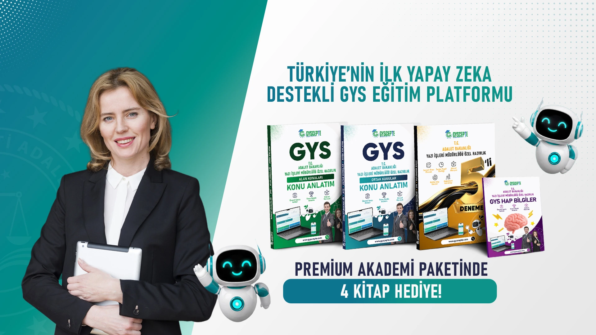 Premium Akademi paketi için GYS konu anlatımı, deneme ve hap bilgi kitapları